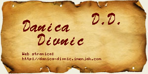 Danica Divnić vizit kartica
